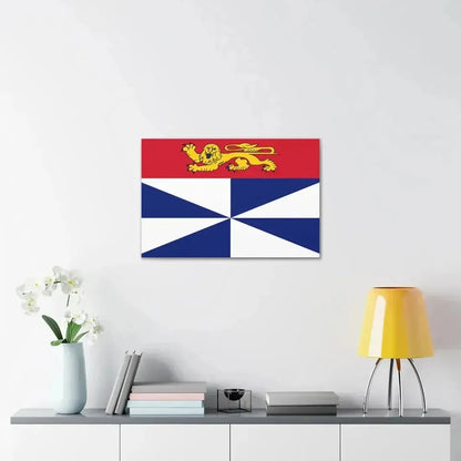 Flag of Gironde France 2 - Canvas Wall Art - The Sticker Space