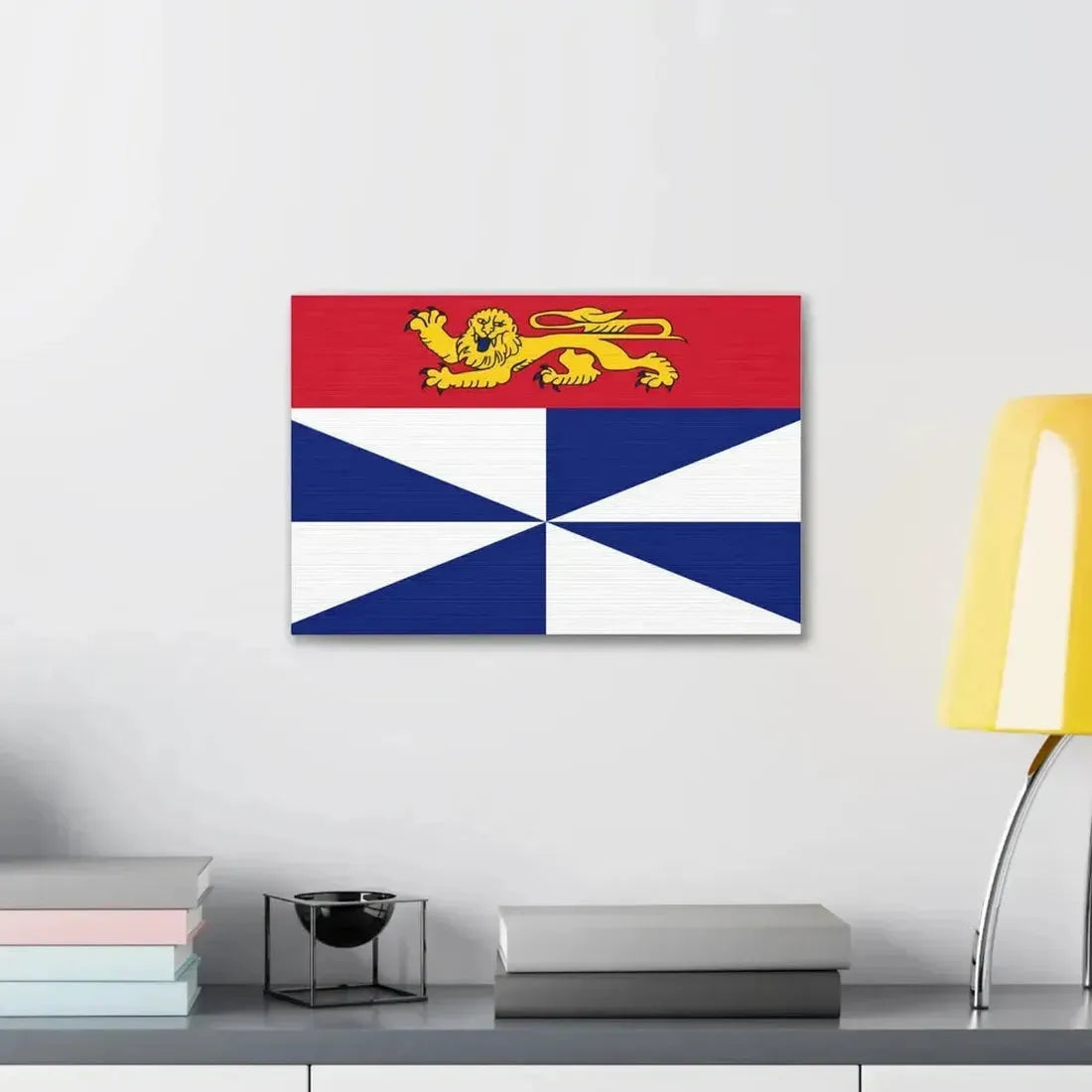 Flag of Gironde France 2 - Canvas Wall Art - The Sticker Space