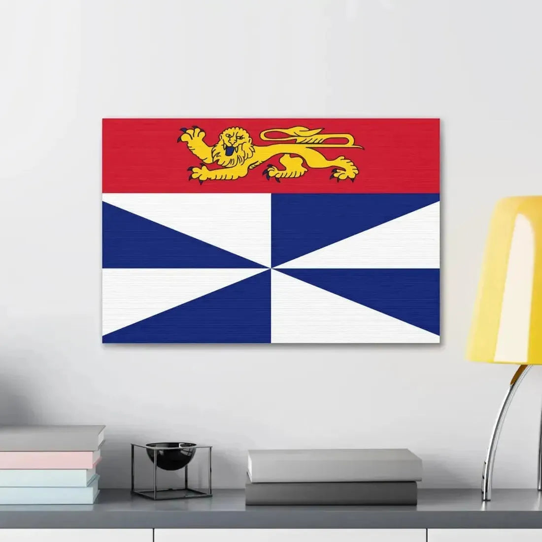 Flag of Gironde France 2 - Canvas Wall Art - The Sticker Space
