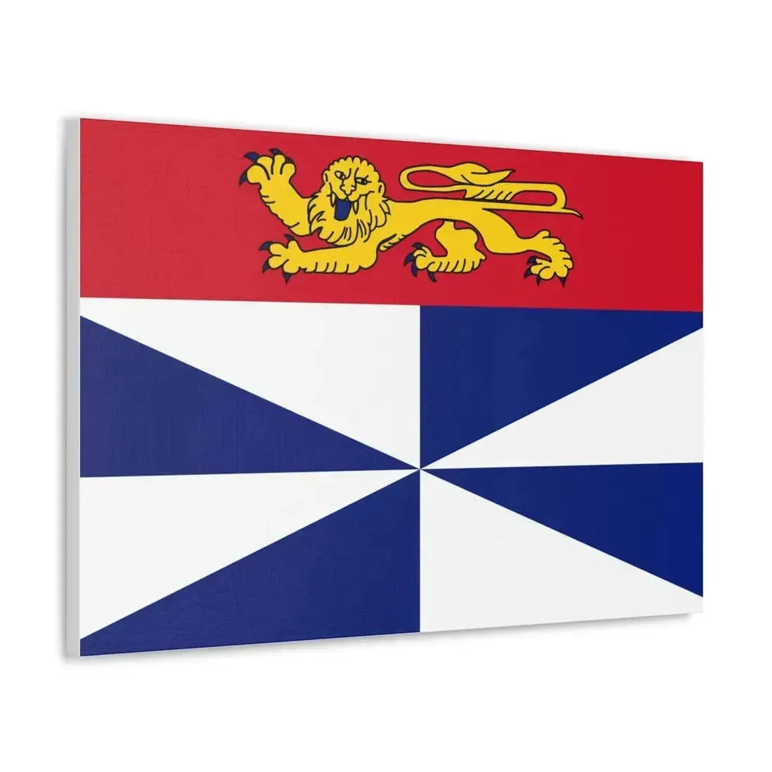 Flag of Gironde France 2 - Canvas Wall Art - The Sticker Space