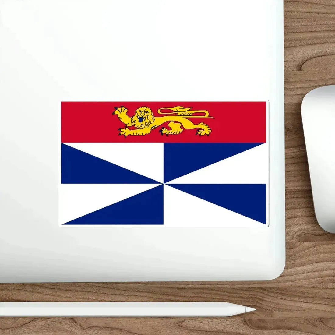 Flag of Gironde France 2 STICKER Vinyl Die-Cut Decal - The Sticker Space