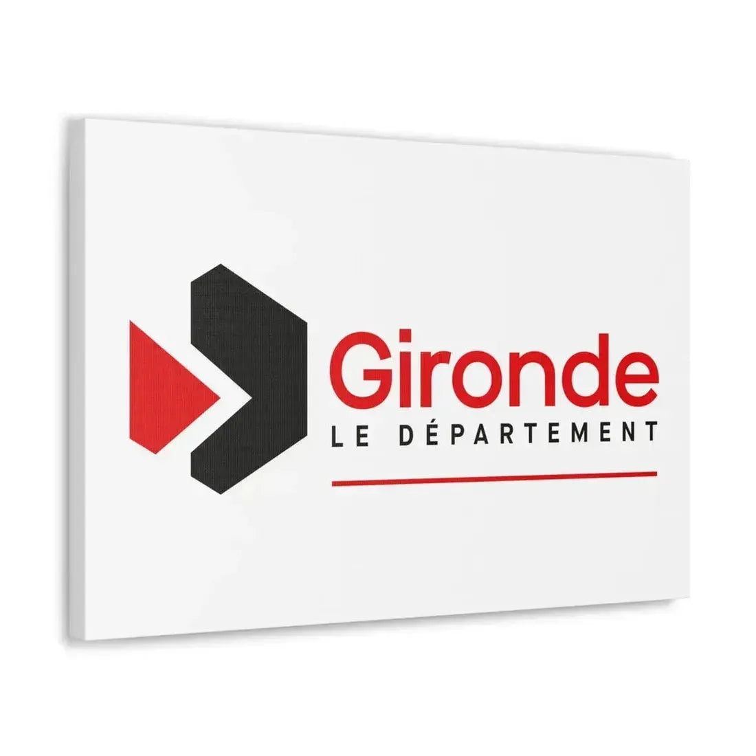 Flag of Gironde France - Canvas Wall Art - The Sticker Space