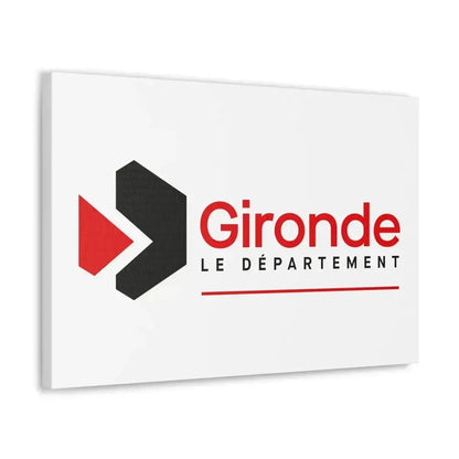 Flag of Gironde France - Canvas Wall Art - The Sticker Space