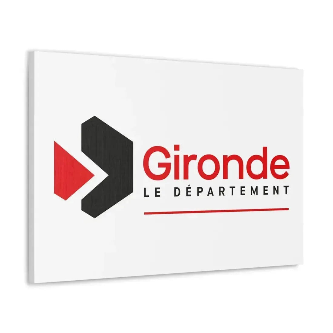 Flag of Gironde France - Canvas Wall Art - The Sticker Space