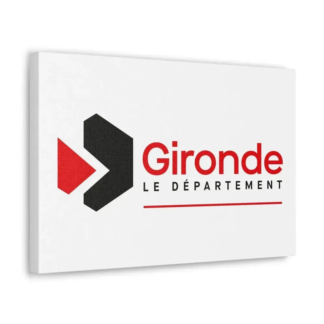 Flag of Gironde France - Canvas Wall Art - The Sticker Space