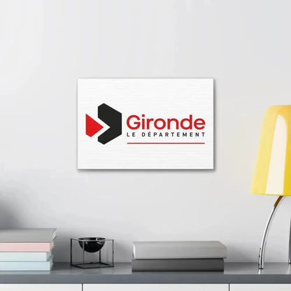 Flag of Gironde France - Canvas Wall Art - The Sticker Space