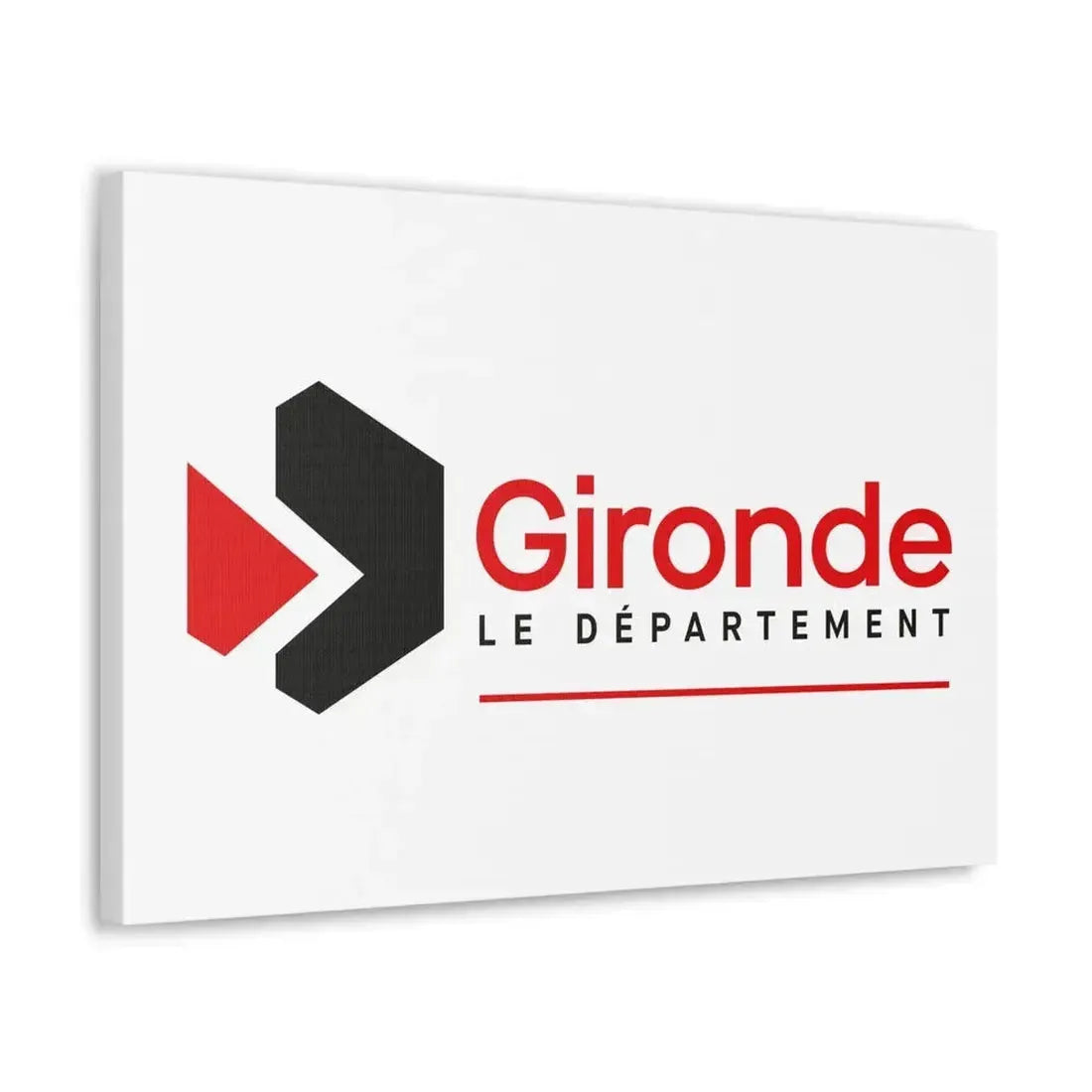 Flag of Gironde France - Canvas Wall Art - The Sticker Space