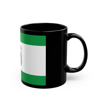 Flag of Givatayim Israel - Black Coffee Mug-The Sticker Space