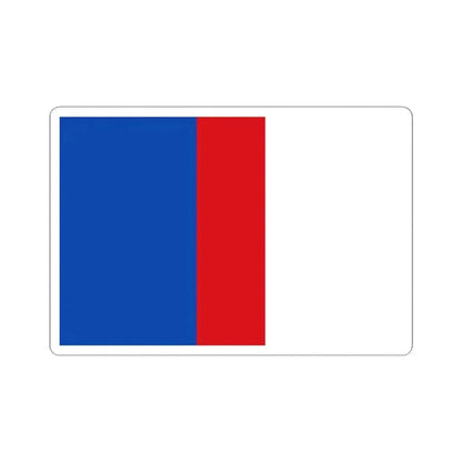 Flag of Glabbeek (Belgium) STICKER Vinyl Kiss-Cut Decal 4 Inch White - The Sticker Space