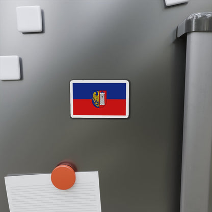 Flag of Gliwice Poland - Die-Cut Magnet-The Sticker Space