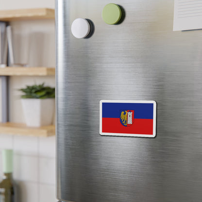 Flag of Gliwice Poland - Die-Cut Magnet-The Sticker Space