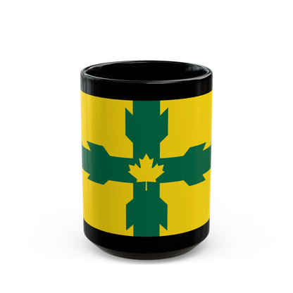 Flag of Gloucester Ontario Canada - Black Coffee Mug-15oz-The Sticker Space