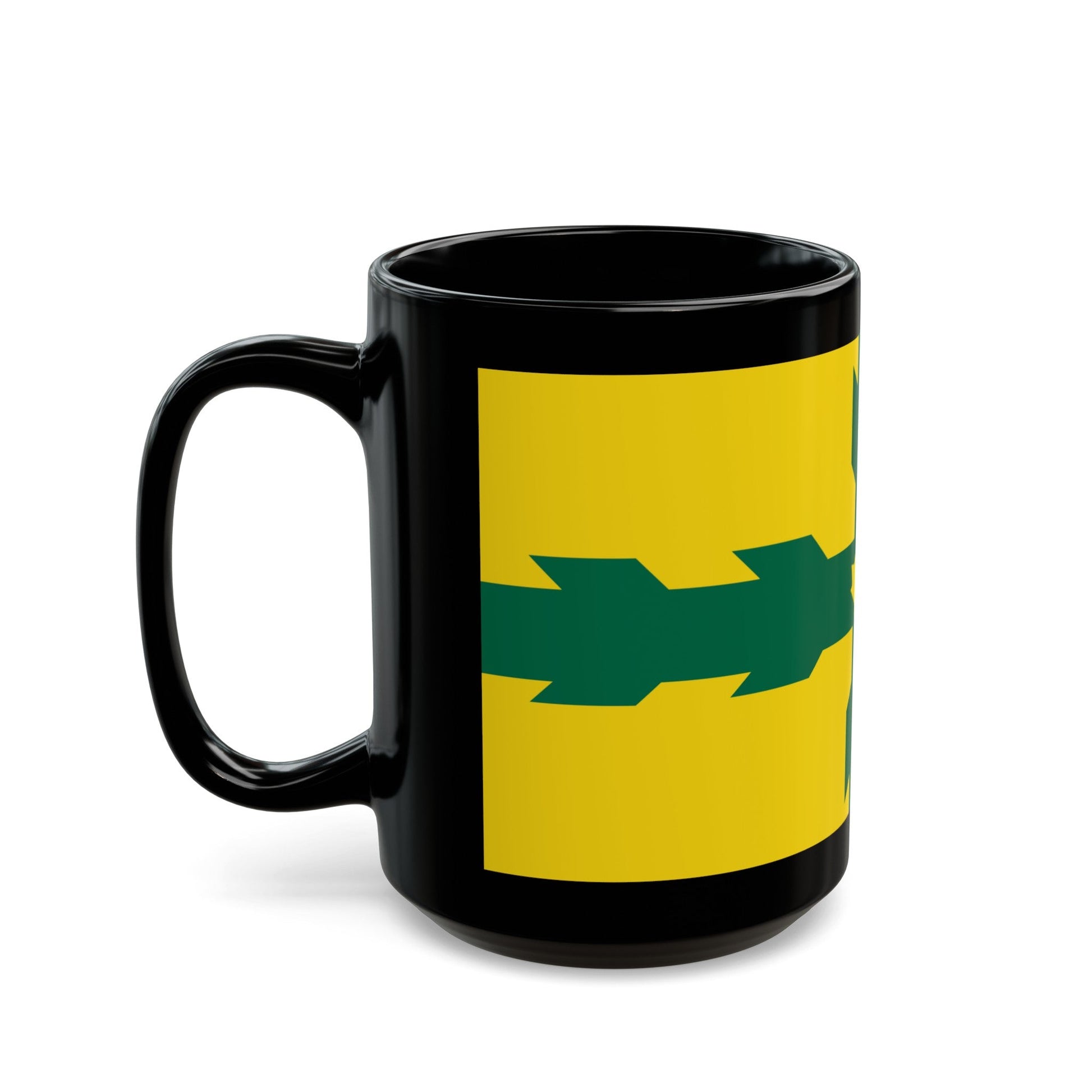 Flag of Gloucester Ontario Canada - Black Coffee Mug-The Sticker Space