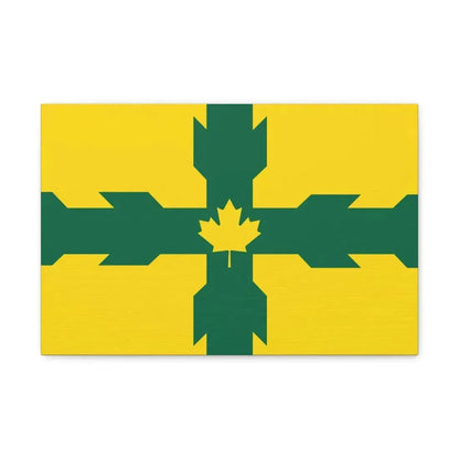 Flag of Gloucester Ontario Canada - Canvas Wall Art 18″ x 12″ 1.25" - The Sticker Space