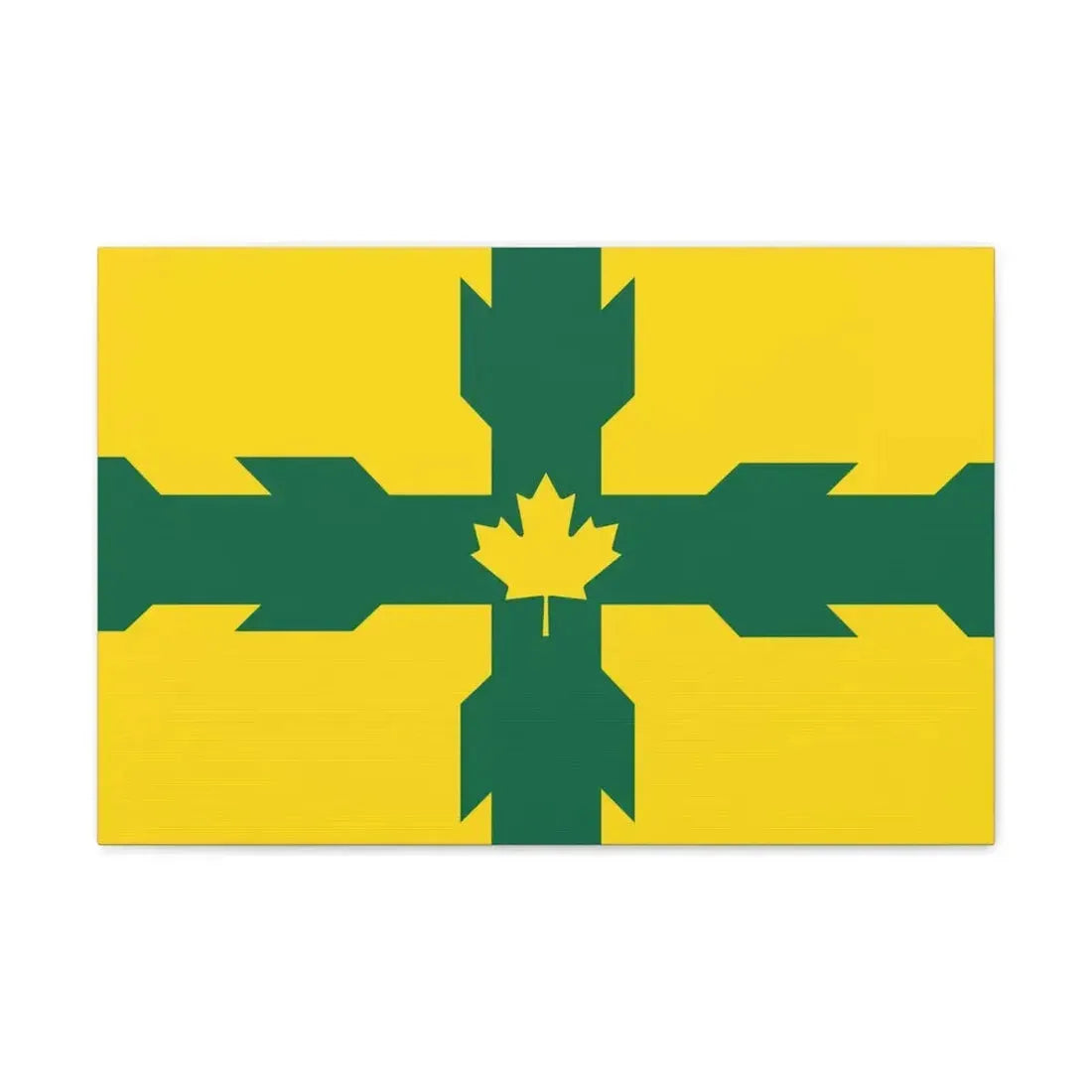 Flag of Gloucester Ontario Canada - Canvas Wall Art 24″ x 16″ 1.25" - The Sticker Space