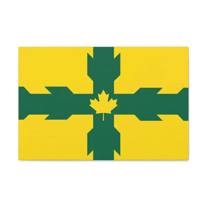 Flag of Gloucester Ontario Canada - Canvas Wall Art 24″ x 16″ 1.25" - The Sticker Space