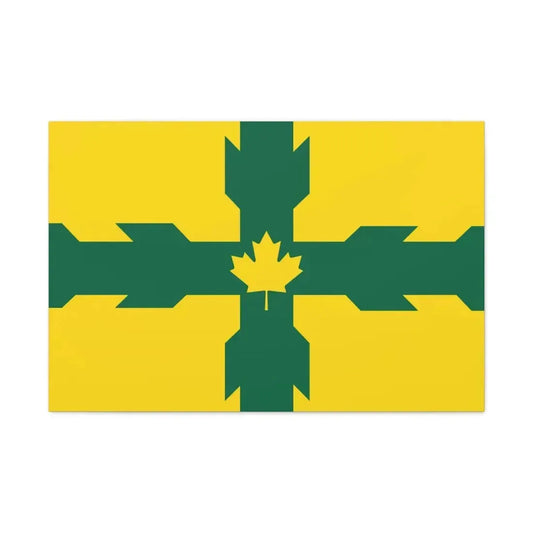 Flag of Gloucester Ontario Canada - Canvas Wall Art 36" x 24" 1.25" - The Sticker Space