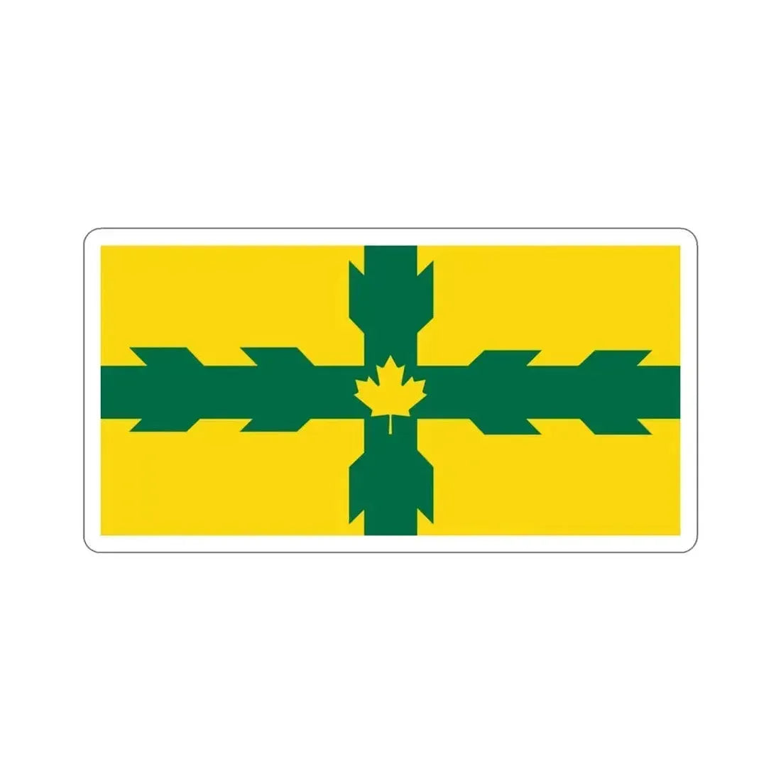 Flag of Gloucester Ontario Canada STICKER Vinyl Die-Cut Decal 4 Inch - The Sticker Space