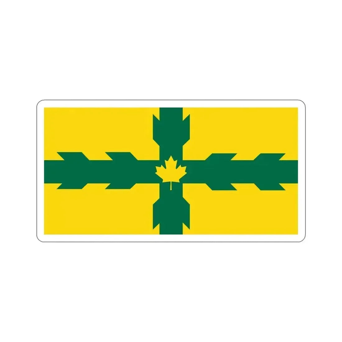 Flag of Gloucester Ontario Canada STICKER Vinyl Die-Cut Decal 5 Inch - The Sticker Space