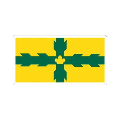 Flag of Gloucester Ontario (Canada) STICKER Vinyl Kiss-Cut Decal 2 Inch White - The Sticker Space