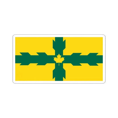 Flag of Gloucester Ontario (Canada) STICKER Vinyl Kiss-Cut Decal 3 Inch White - The Sticker Space