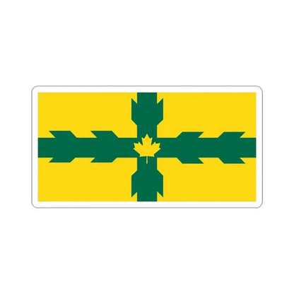 Flag of Gloucester Ontario (Canada) STICKER Vinyl Kiss-Cut Decal 6 Inch White - The Sticker Space