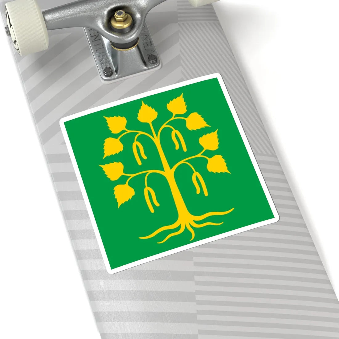 Flag of Gnesta (Sweden) STICKER Vinyl Kiss-Cut Decal - The Sticker Space