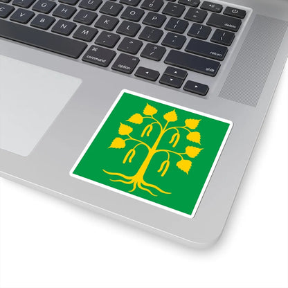 Flag of Gnesta (Sweden) STICKER Vinyl Kiss-Cut Decal - The Sticker Space