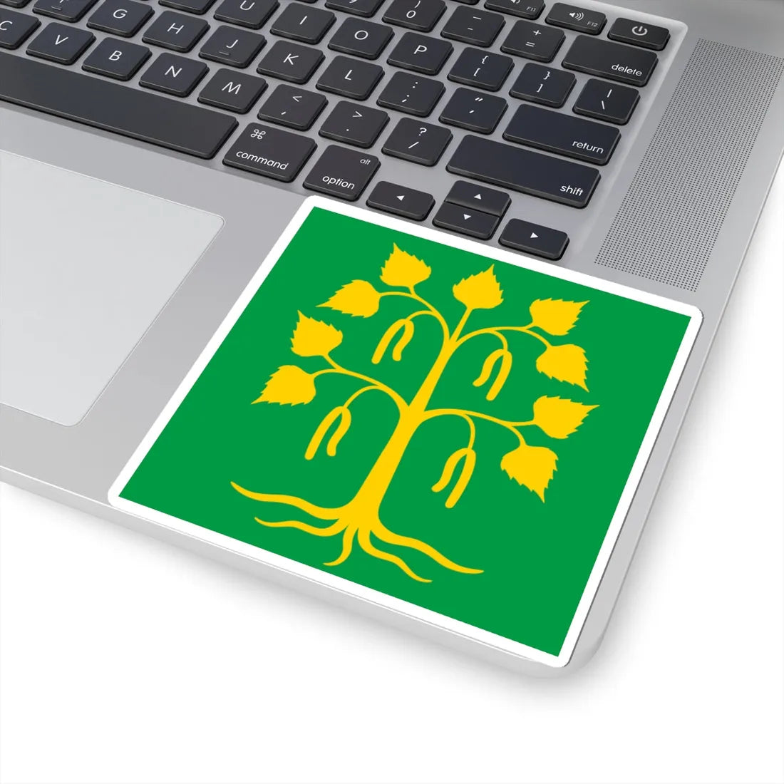 Flag of Gnesta (Sweden) STICKER Vinyl Kiss-Cut Decal - The Sticker Space