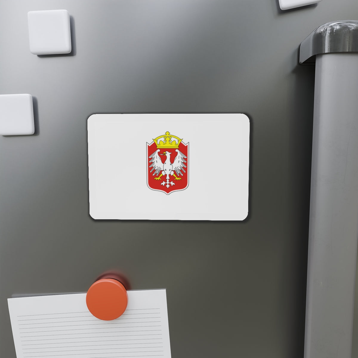 Flag of Gniezno Poland - Die-Cut Magnet-The Sticker Space