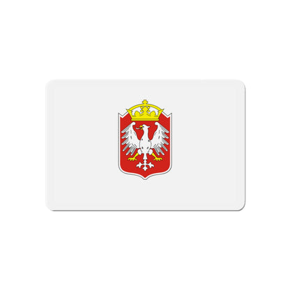 Flag of Gniezno Poland - Die-Cut Magnet-6 × 6"-The Sticker Space