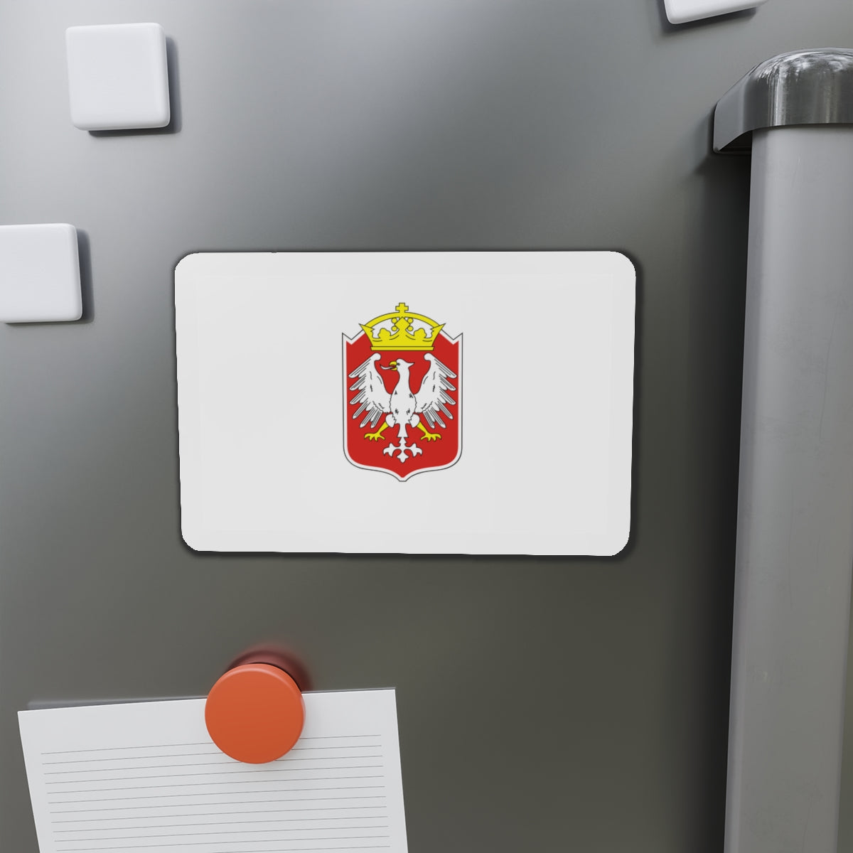 Flag of Gniezno Poland - Die-Cut Magnet-The Sticker Space