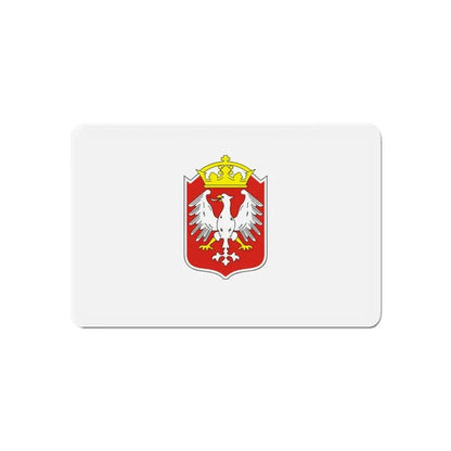 Flag of Gniezno Poland - Refrigerator Magnet 6 Inch - The Sticker Space