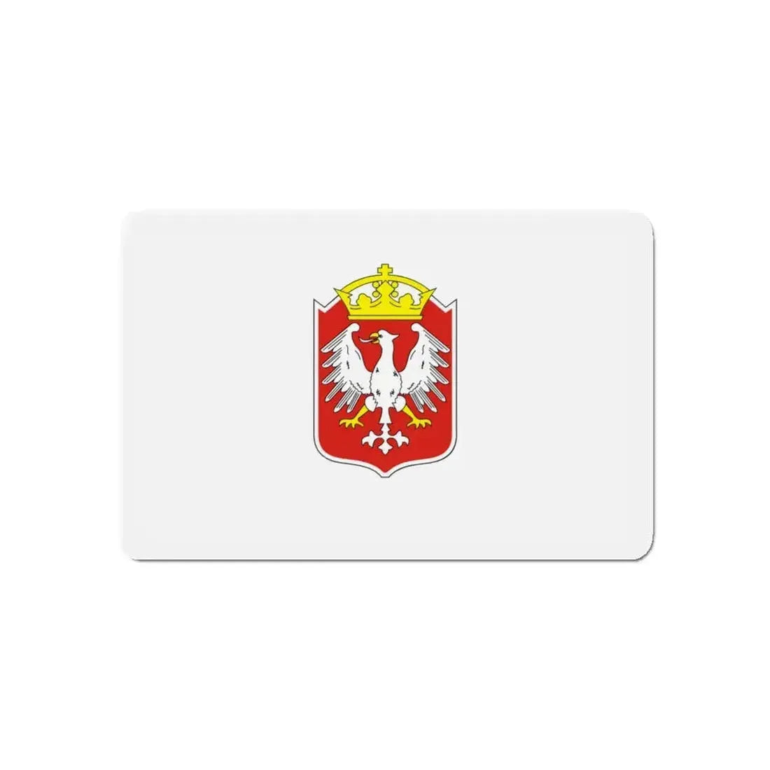 Flag of Gniezno Poland - Refrigerator Magnet - The Sticker Space