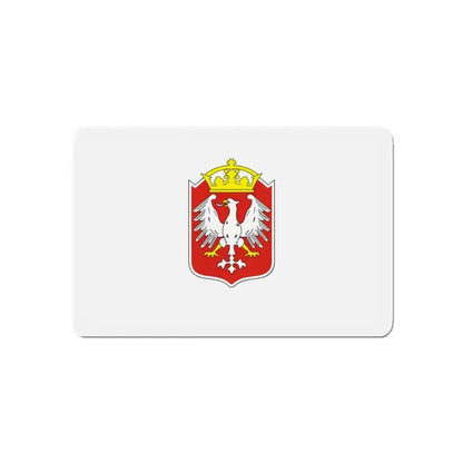 Flag of Gniezno Poland - Refrigerator Magnet - The Sticker Space