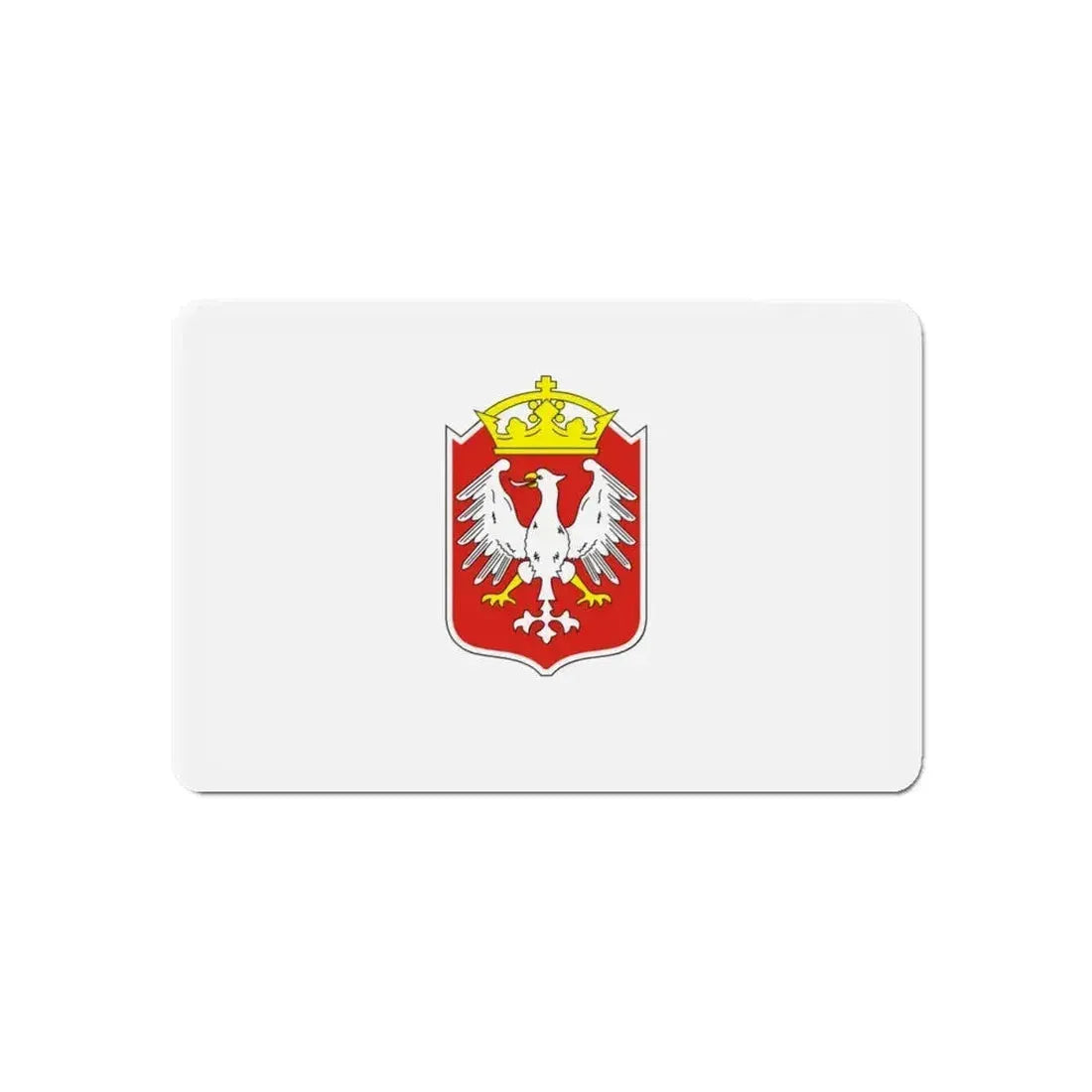 Flag of Gniezno Poland - Refrigerator Magnet - The Sticker Space