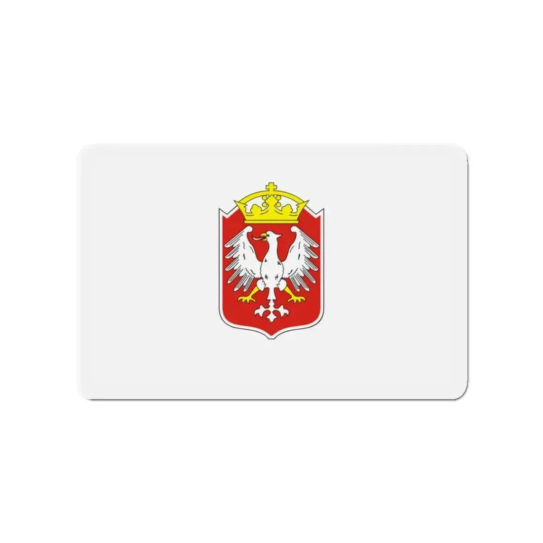 Flag of Gniezno Poland - Refrigerator Magnet - The Sticker Space