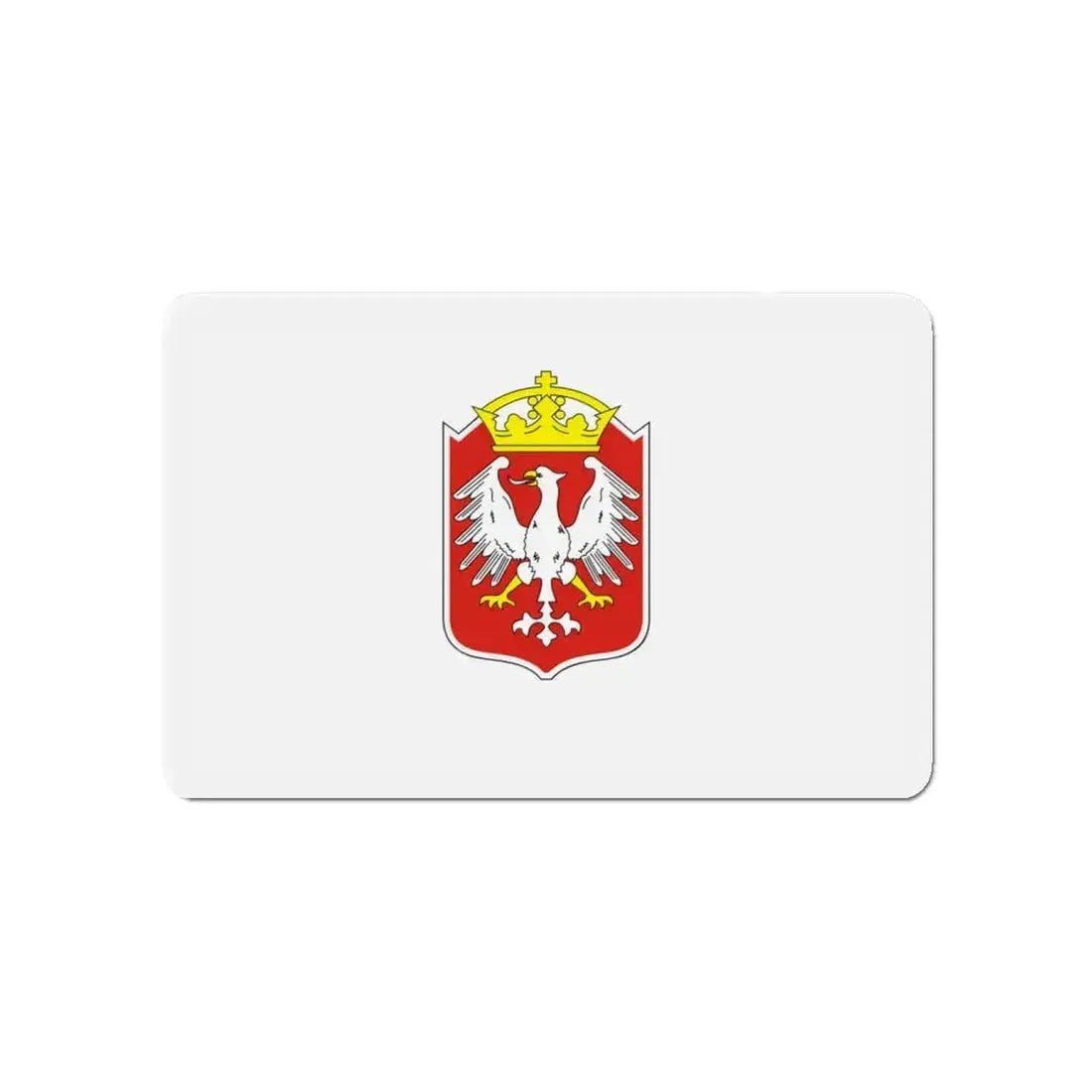 Flag of Gniezno Poland - Refrigerator Magnet - The Sticker Space