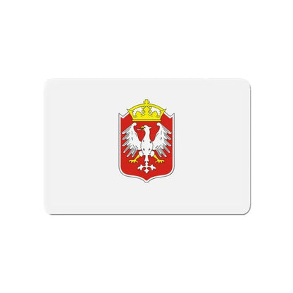 Flag of Gniezno Poland - Refrigerator Magnet - The Sticker Space
