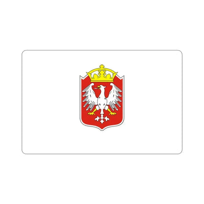 Flag of Gniezno Poland STICKER Vinyl Die-Cut Decal 2 Inch - The Sticker Space