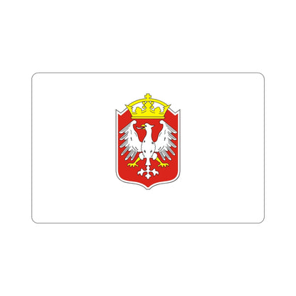 Flag of Gniezno Poland STICKER Vinyl Die-Cut Decal-6 Inch-The Sticker Space