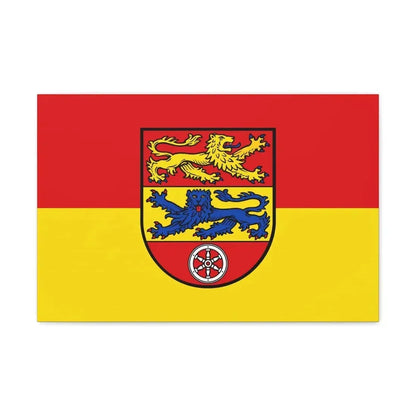 Flag of Goettingen Germany - Canvas Wall Art 24″ x 16″ 1.25" - The Sticker Space