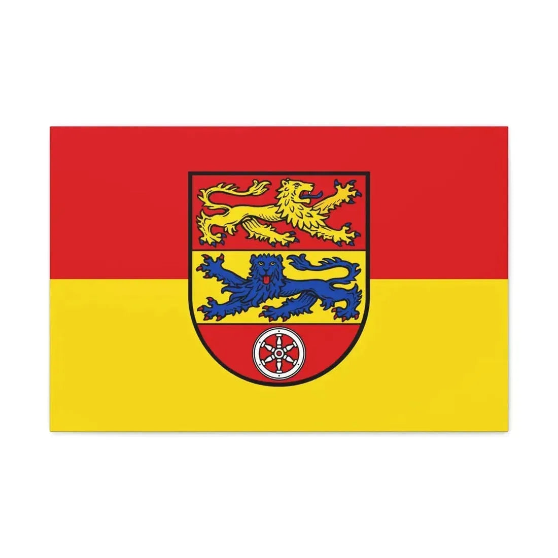 Flag of Goettingen Germany - Canvas Wall Art 30" x 20" 1.25" - The Sticker Space
