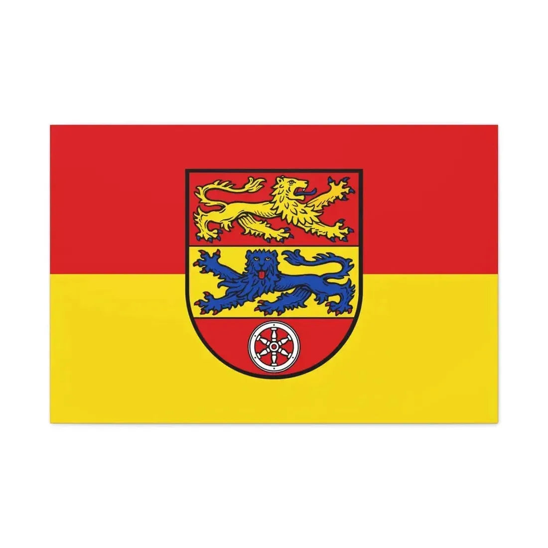 Flag of Goettingen Germany - Canvas Wall Art 36" x 24" 1.25" - The Sticker Space
