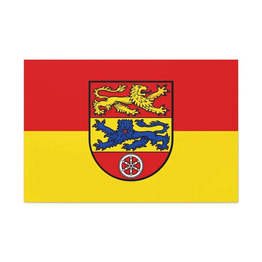 Flag of Goettingen Germany - Canvas Wall Art 36" x 24" 1.25" - The Sticker Space