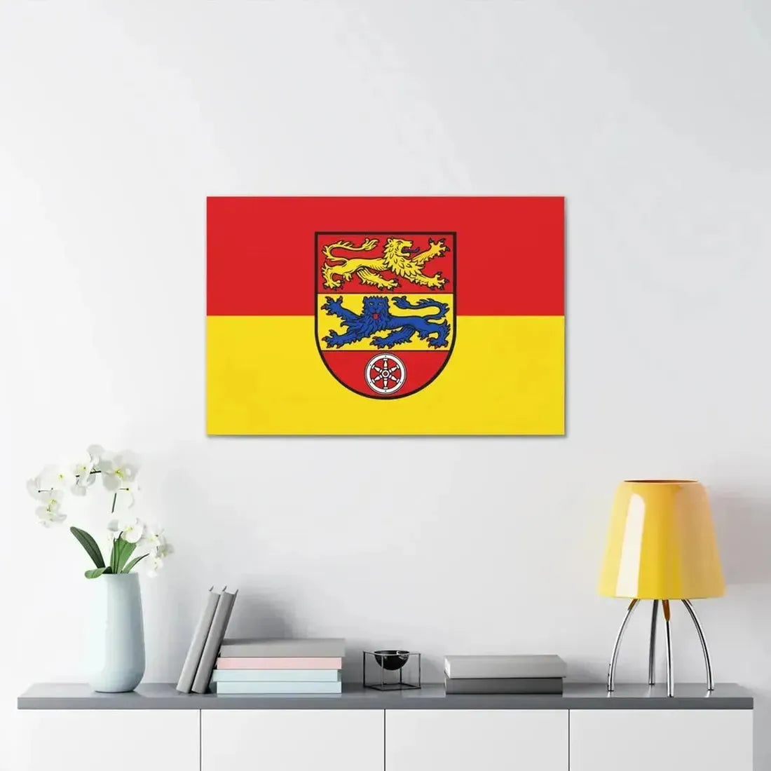 Flag of Goettingen Germany - Canvas Wall Art - The Sticker Space