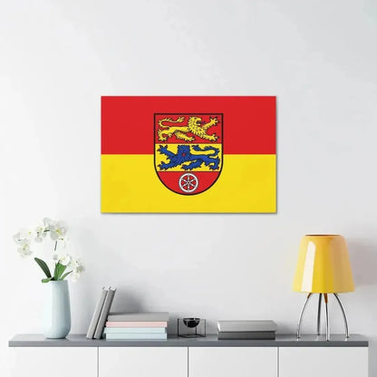 Flag of Goettingen Germany - Canvas Wall Art - The Sticker Space