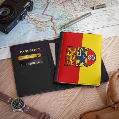 Flag of Goettingen Germany - Passport Holder-3.9" x 5.8"-The Sticker Space