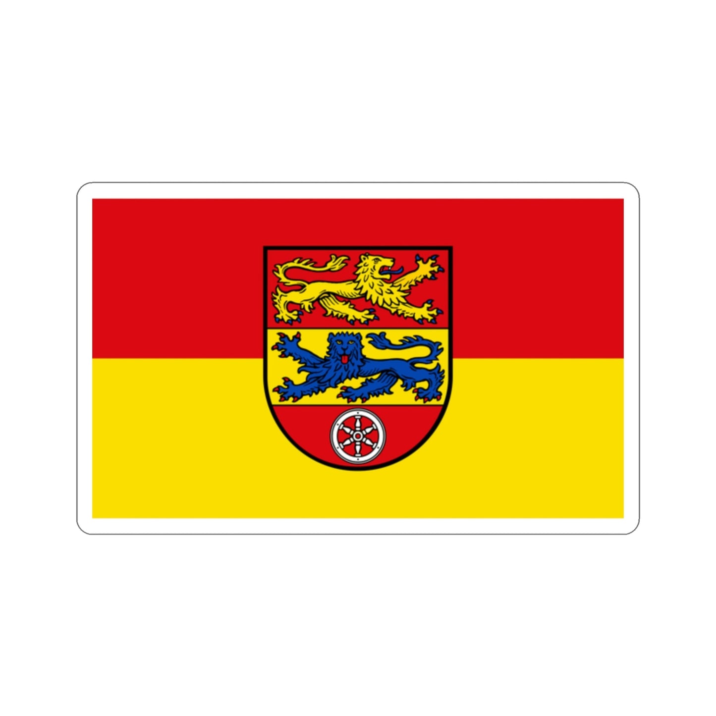 Flag of Goettingen Germany STICKER Vinyl Die-Cut Decal-2 Inch-The Sticker Space