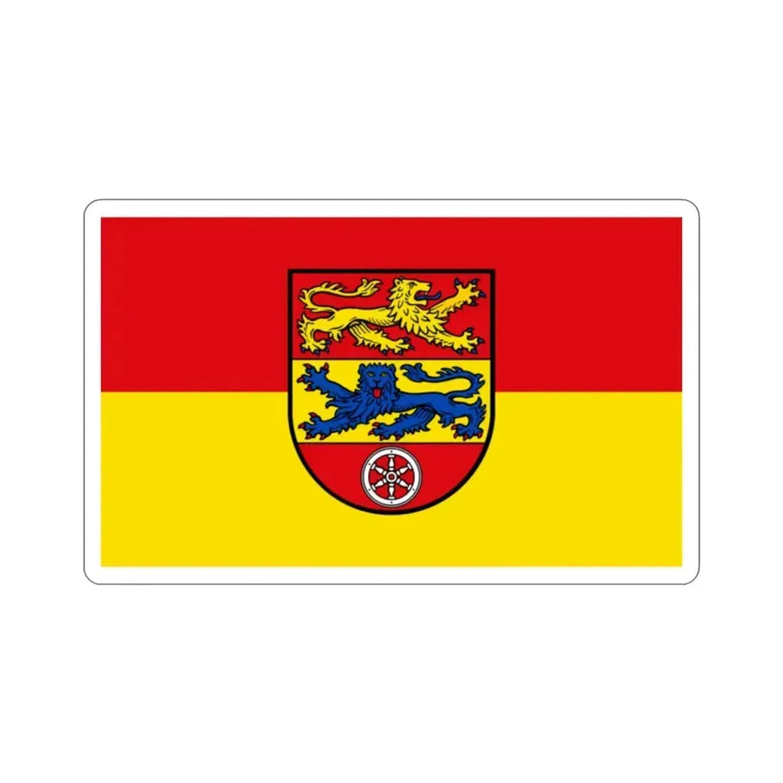 Flag of Goettingen Germany STICKER Vinyl Die-Cut Decal 2 Inch - The Sticker Space